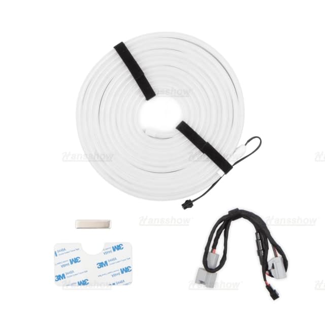 Hvid LED lysstribe til trunk