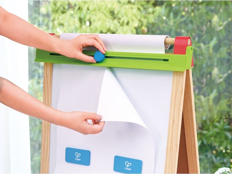 Hape Maltafel Staffelei für kleine Künstler Höhenverstellbare Multifunktions-Staffelei