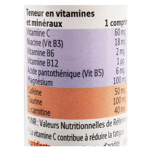 Forté Pharma Énergie Taurine Power 15 comprimés effervescents