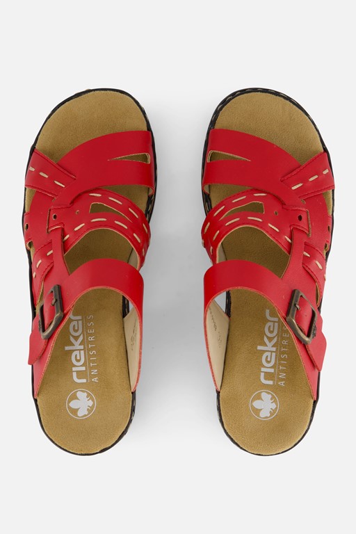 Rieker Sandalen rood Synthetisch