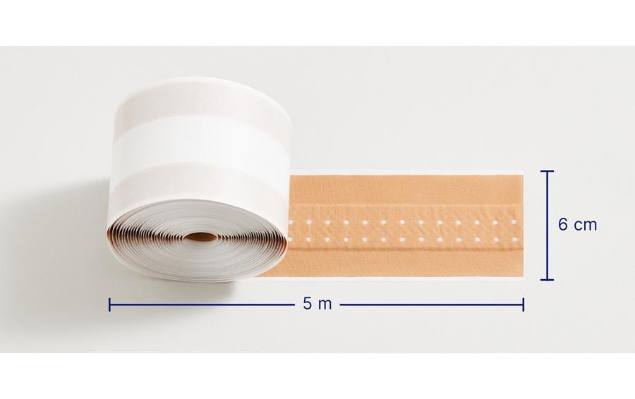 Wundpflaster Classic 5 m x 6 cm 1 StückAtmungsaktives Pflaster zum Zuschneiden