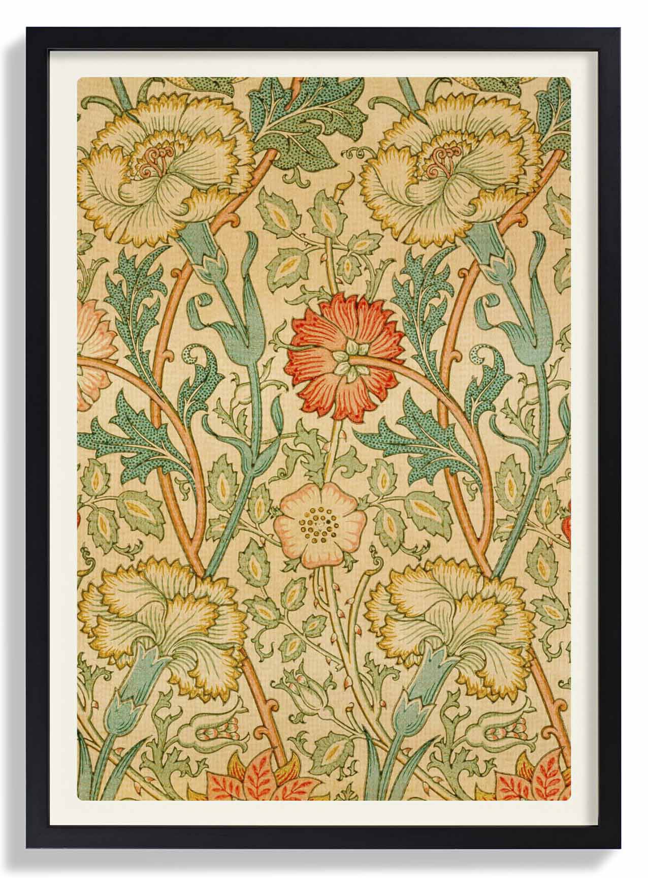 William Morris Rosa und Rose