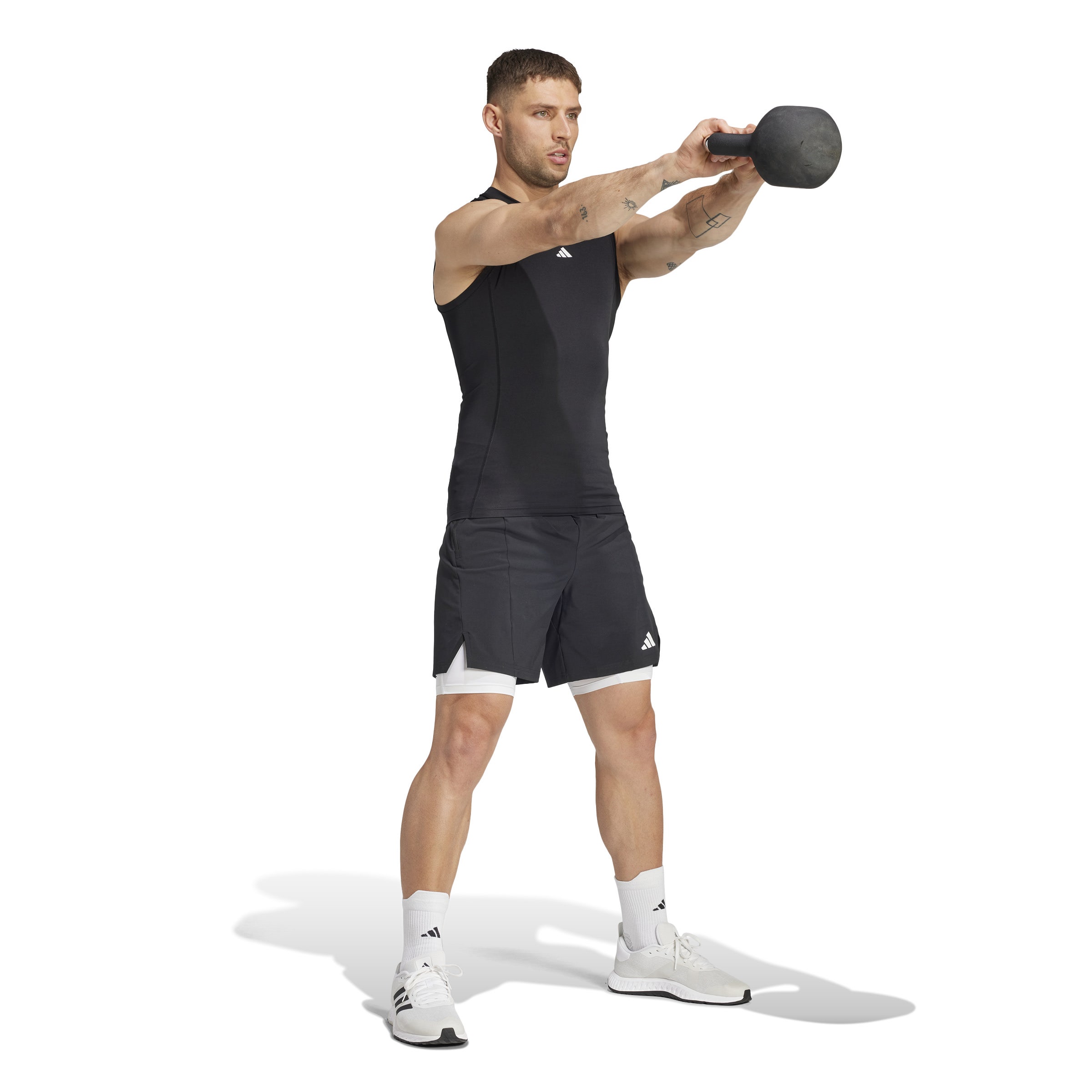 adidas  TECHFIT Compression Training Mouwloos Shirt