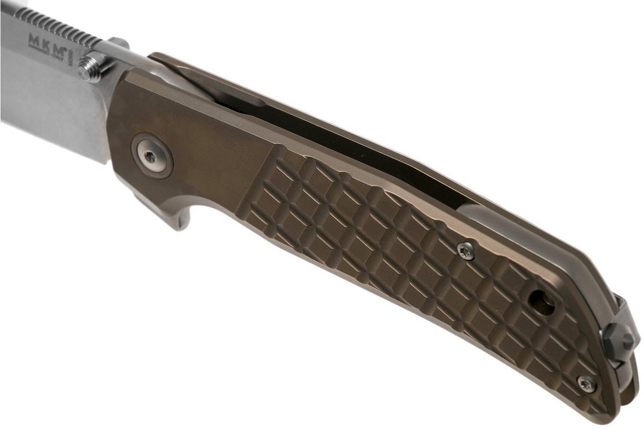 MKM Maximo MM-TBR Bronze Anodized Titanium zakmes, Bob Terzuola design