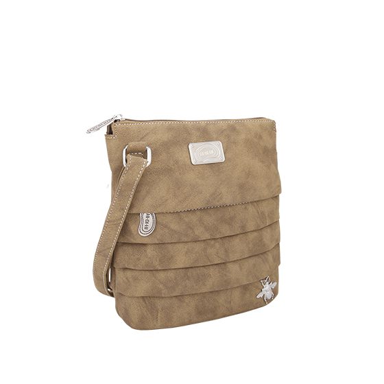 Hi-di-Hi Peeky Crossbody Bag Beige