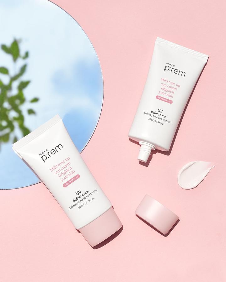 Make P:rem UV Defende Me Calming Tone Up Sun Screen 50ml