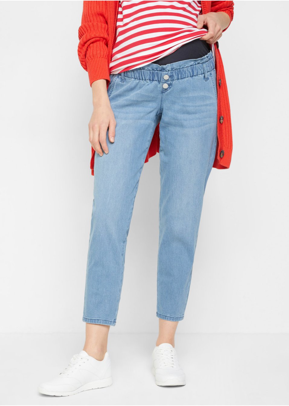 7/8 paperbag zwangerschapsjeans
