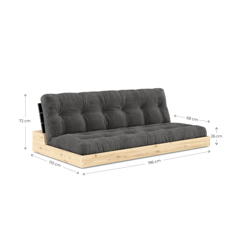 Karup Design Base slaapbank cobalt blue