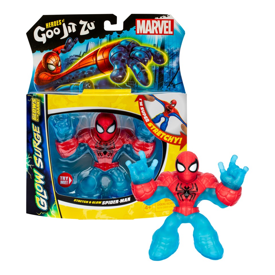 Goo Jit Zu - Marvel Glow Surge Spiderman