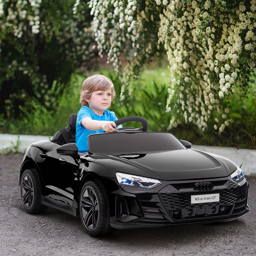 HOMCOM Kinderfahrzeug mit Fernbedienung schwarz