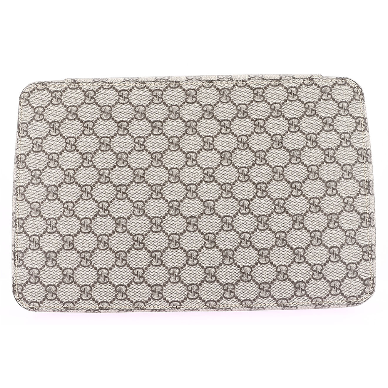 Gucci Pochette en Toile enduite Monogramme beige - Neuf avec étiquette - 35x7 cm
