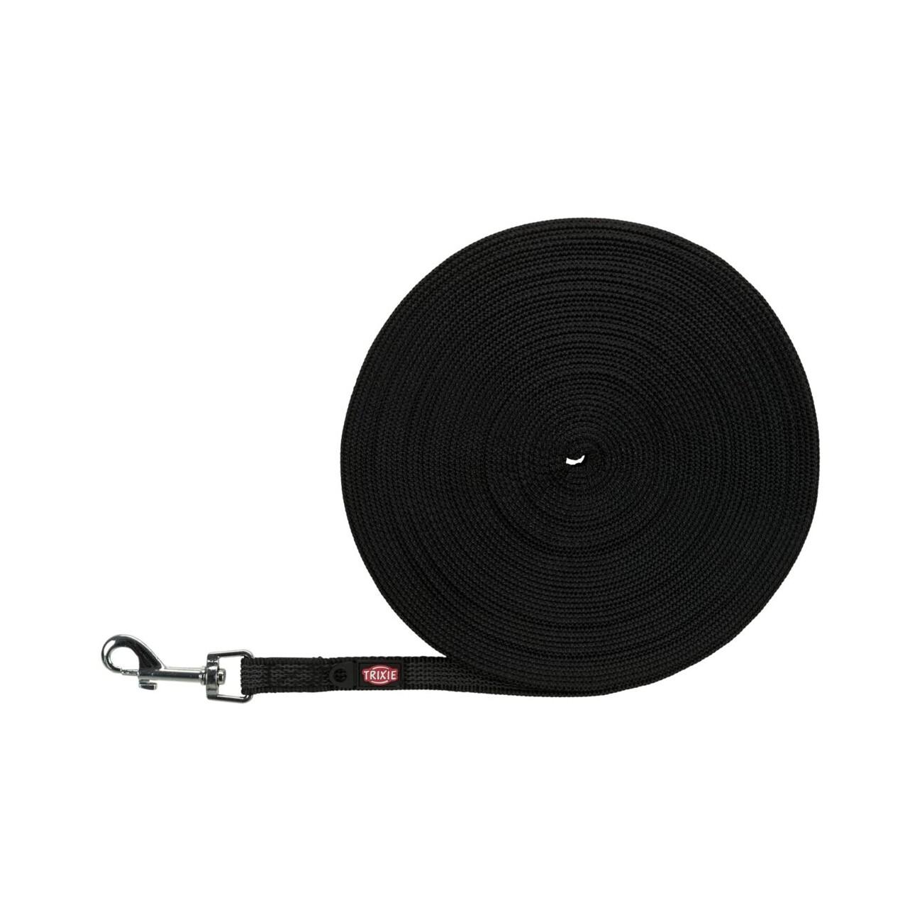 Trixie Schleppleine, gummiert schwarz S-M