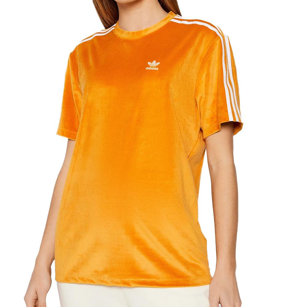 Adidas T-shirt en Velours Orange Femme Adidas H37840