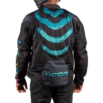 Blouson Icon OVERLORD3 MESH MUNCHIES - Bleu / Noir