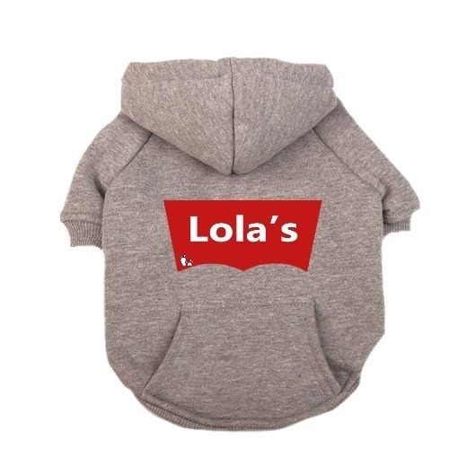 Moletom Levi's para Cães, Cinza