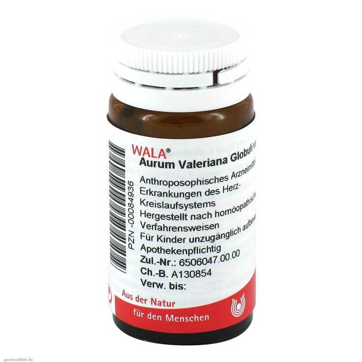 Aurum Valeriana Globuli Vela, 20 g