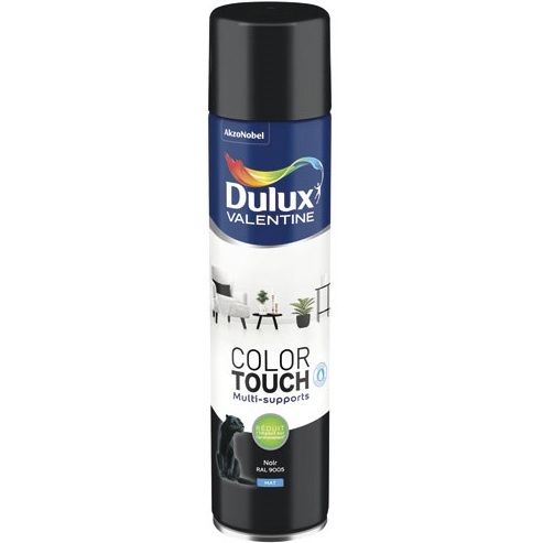 Bombe peinture 600 ml Color Touch Mat - Noir