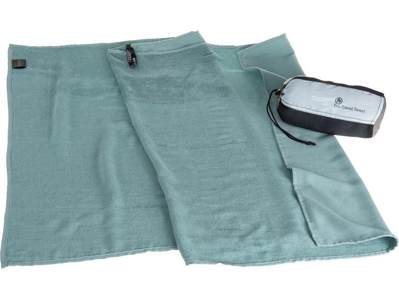 cocoon Handtuch Eco Travel Towel, Grün, 150 cm x 80 cm Superweiches Reisehandtuch