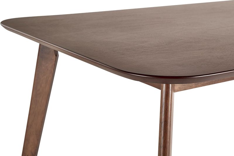 Beliani EPHRATA - Eettafel - Donkere Houtkleur - 90 X 150 cm - MDF