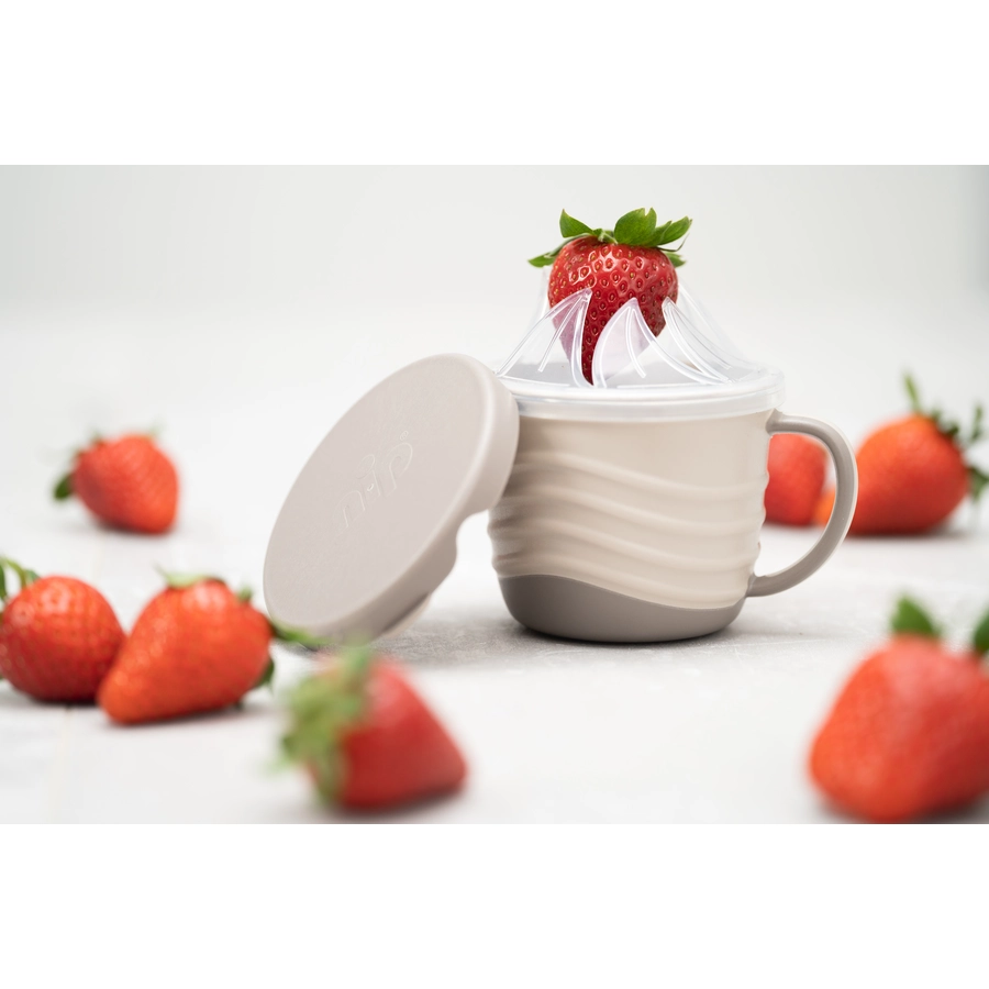 nip Snackbox 2in1 eat green, grau