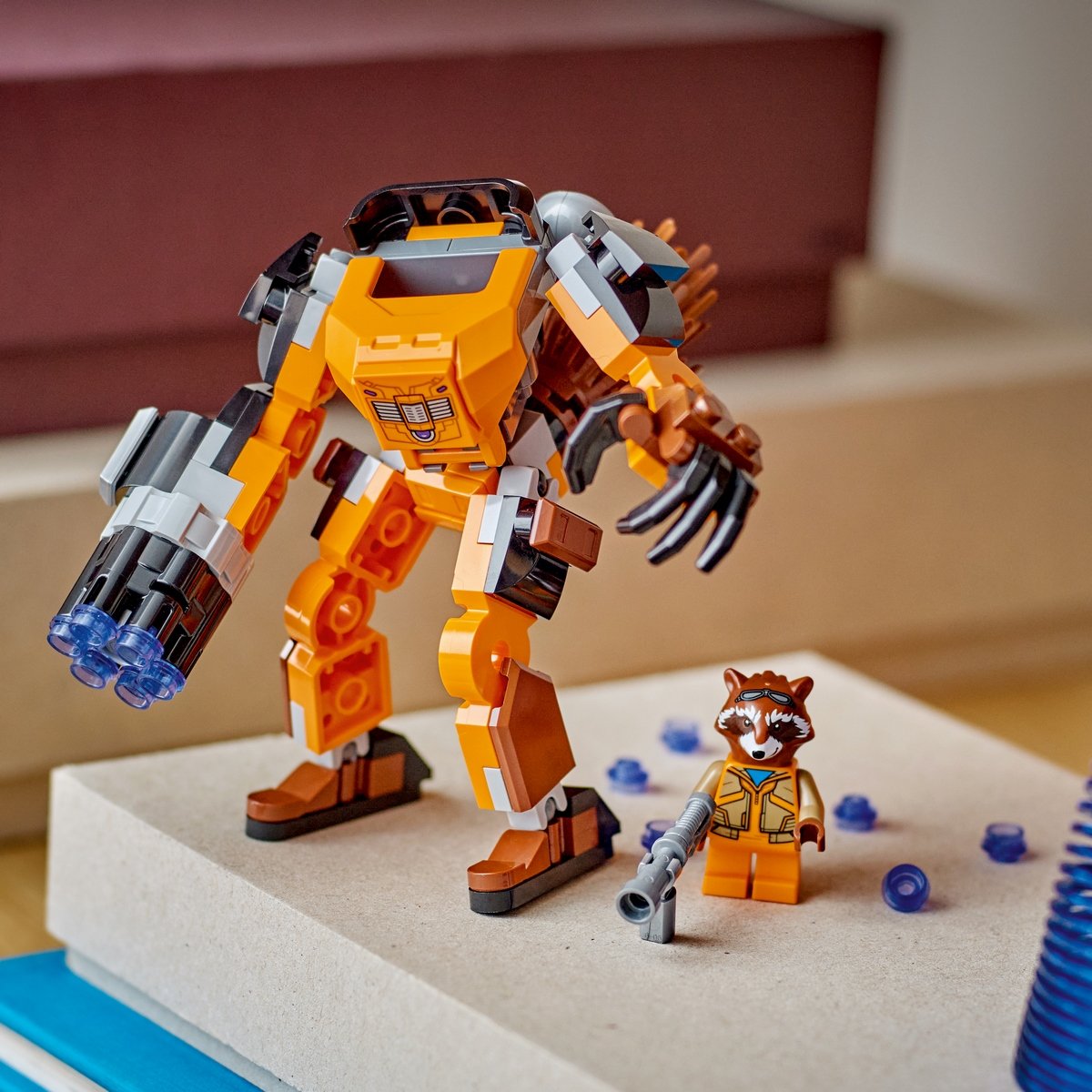 L'armure robot de Rocket Lego Marvel 76243