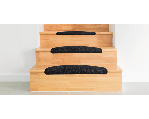 Trapmattenset Mount Twist antraciet 20x65 cm 15-delig