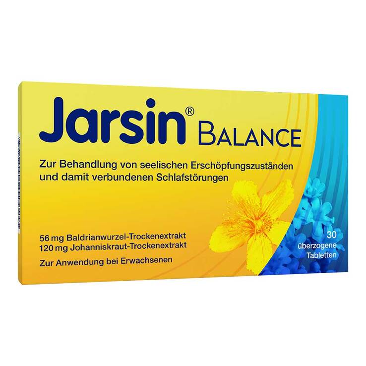 Jarsin Balance 56 mg / 120 mg überzogene Tabletten , 30 St
