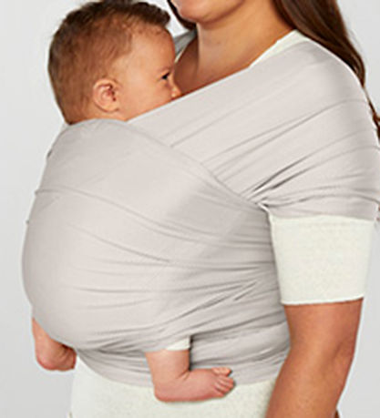 Ergobaby Str?kvikle - Aura Wrap Mesh - Soft Grey