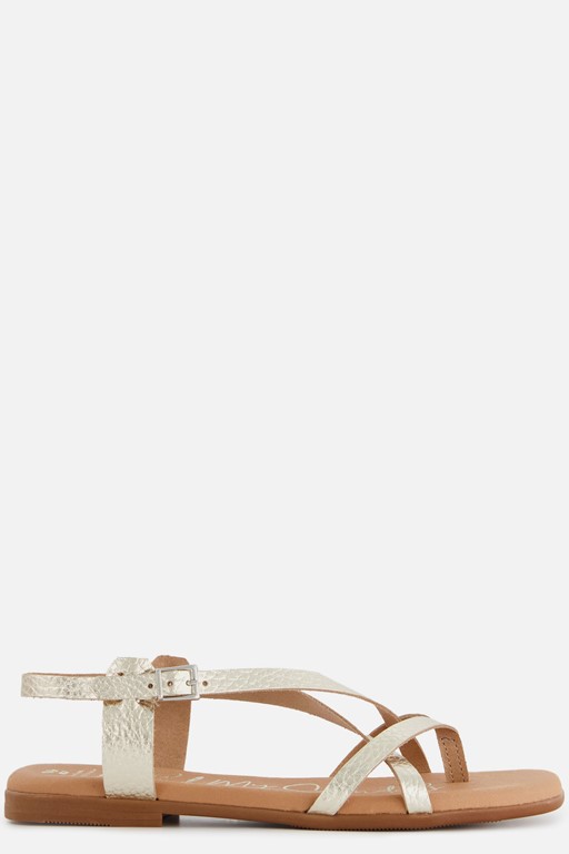 Oh My Sandals Athena Sandalen goud Leer