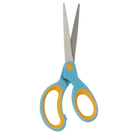Herlitz Design Bastelschere Rechtshänder spitz 17 cm, 1 Stück, 3-fach sortiert