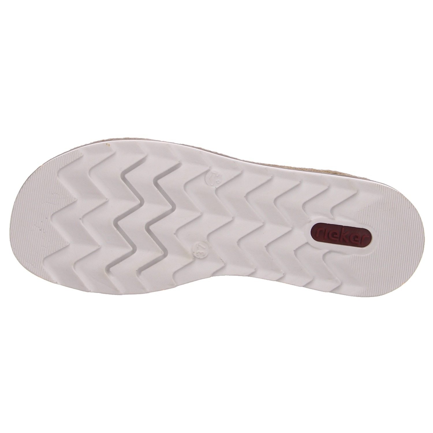 Rieker Pantolette weiß weiss/weiss kombi