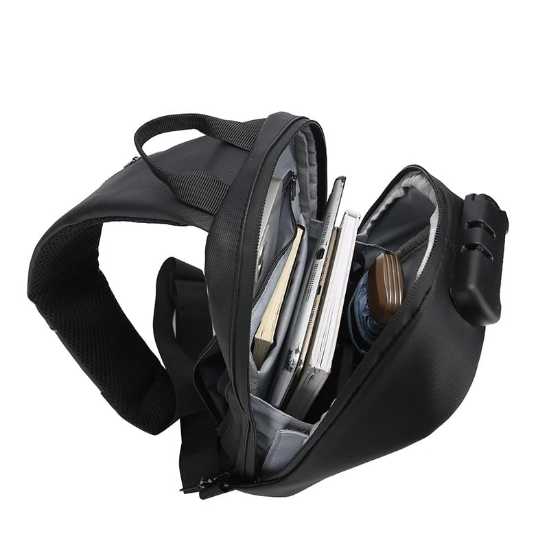 Golden Kelly - Slingbag met hangslot en letters