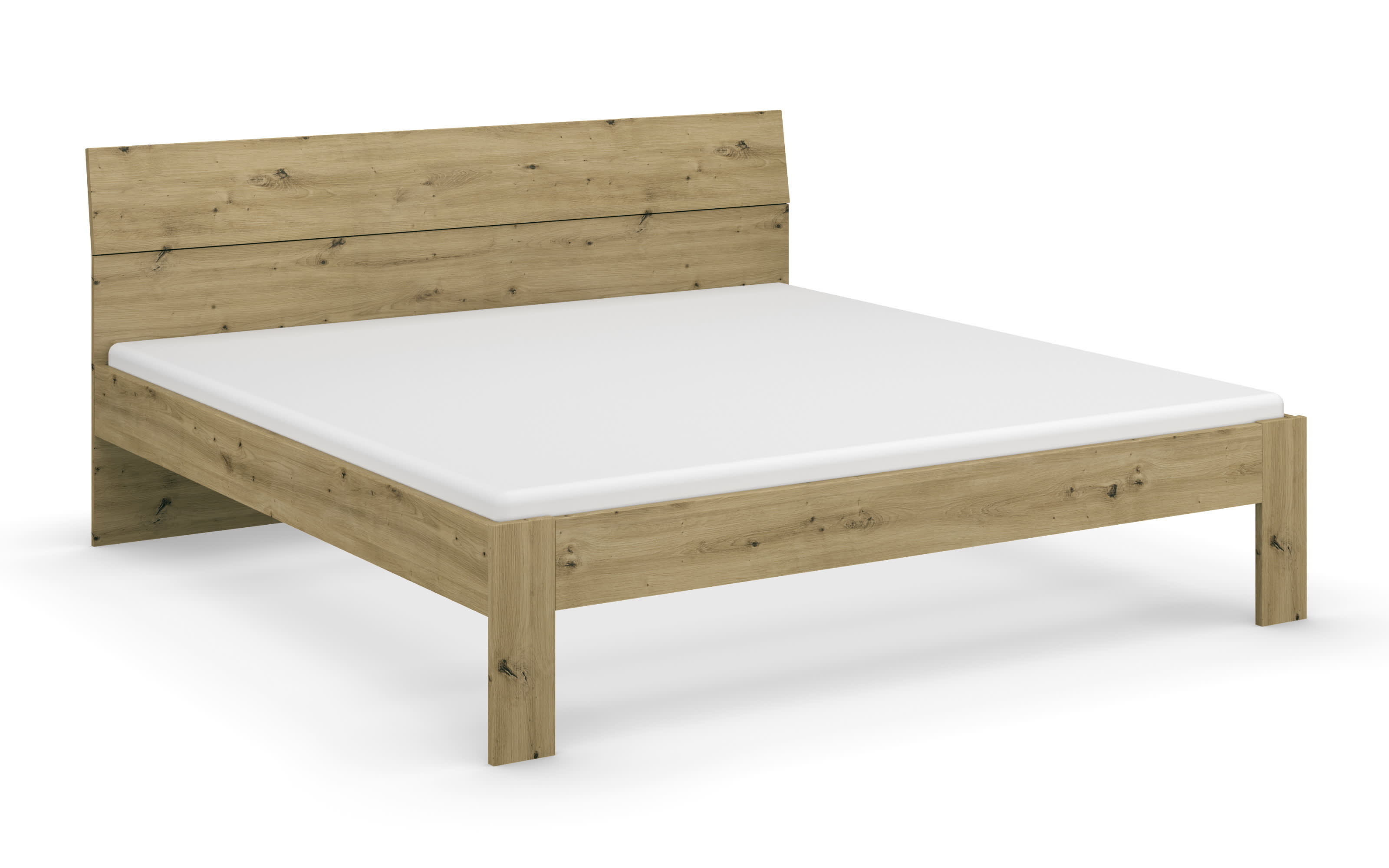 Bett 605Y Allrounder, Eiche Artisan Nachbildung, 180 x 200 cm