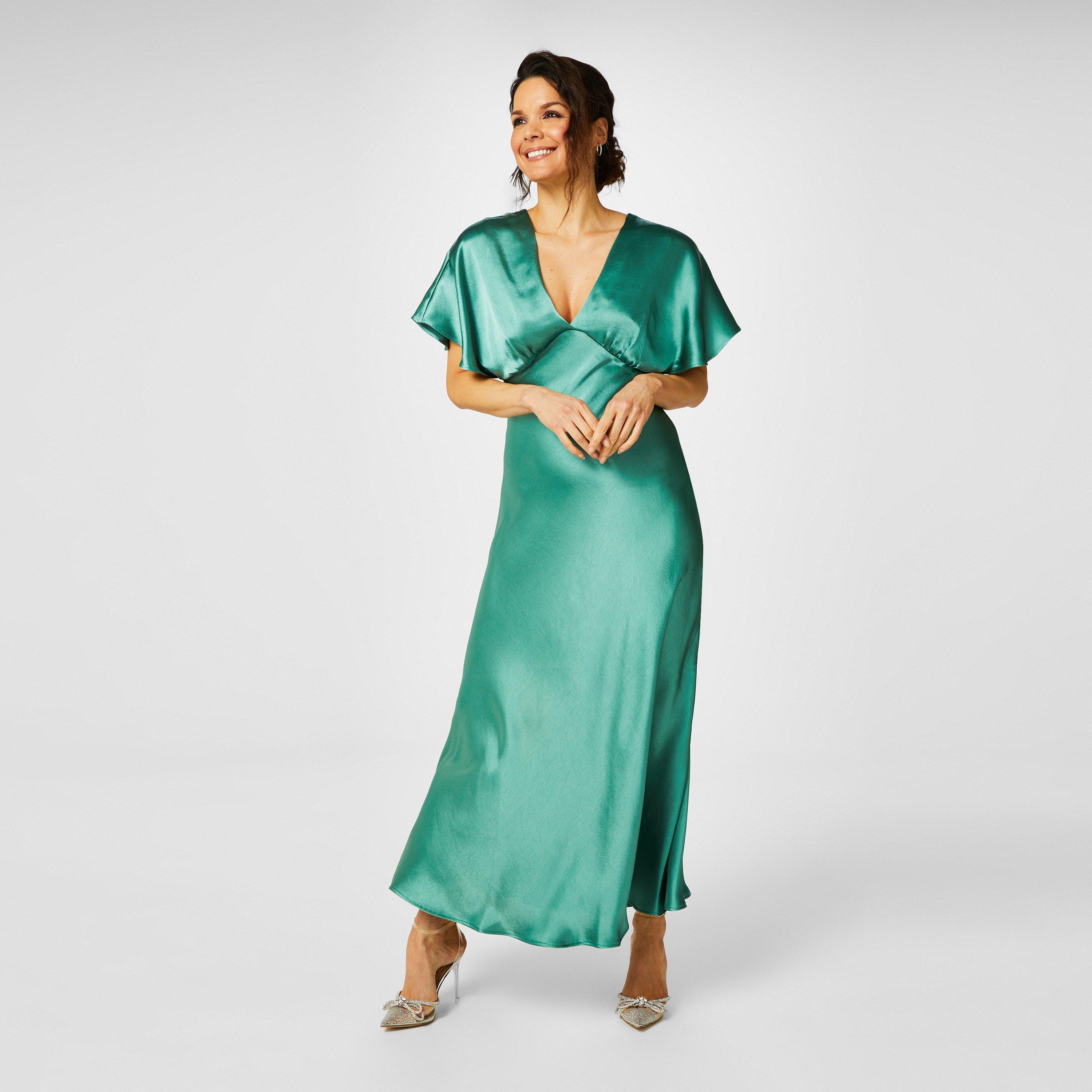 Biba Satin Maxi Dress