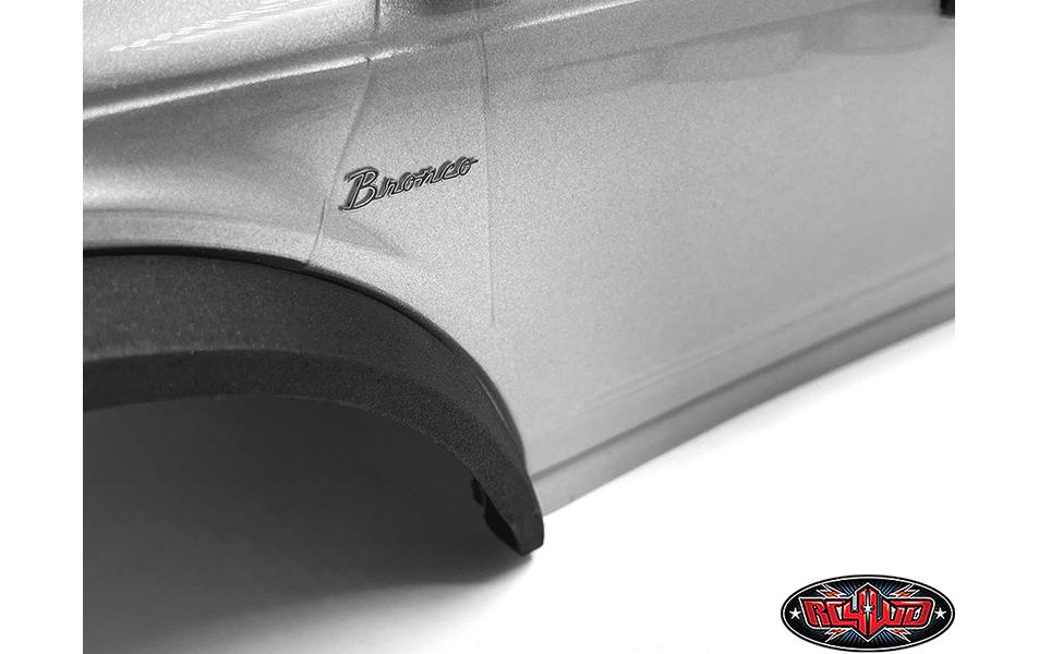 Emblem Body Decals TRX-4 21 Bronco, SchwarzKarosserieaufkleber für Traxxas TRX-4 2021 Ford Bronco