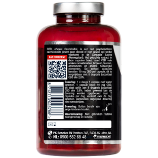 Lucovitaal CBD Cannabidiol 10mg Capsules 90CP