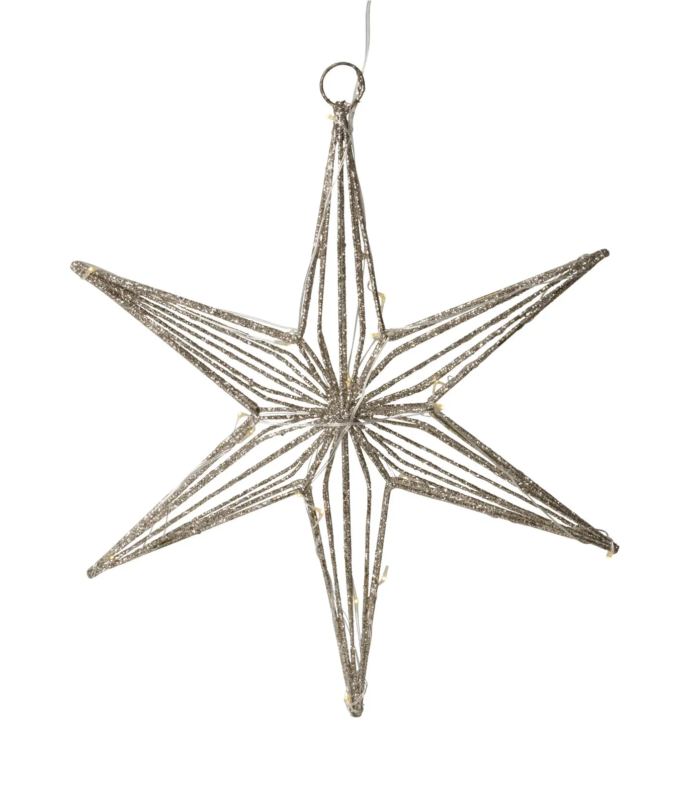 Adventsstjerne Champagne Ø30 cm