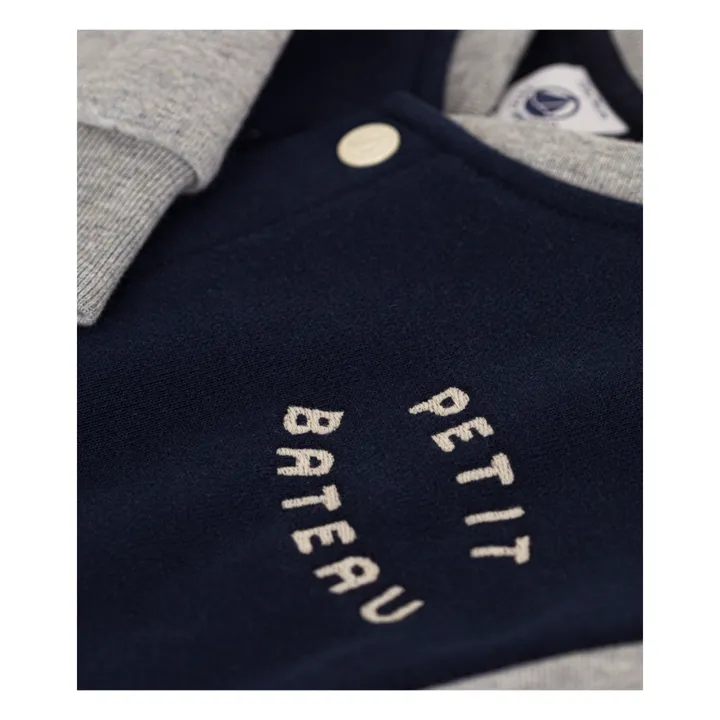 Petit Bateau Bomber Murmure Molleton | Bleu marine