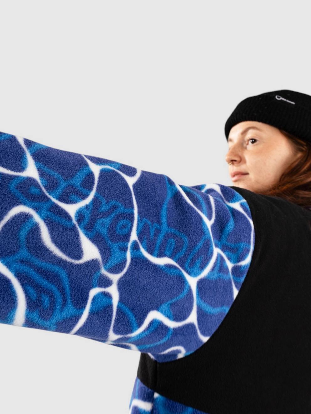 Beyond Medals Fleece Zip Hoodie blue