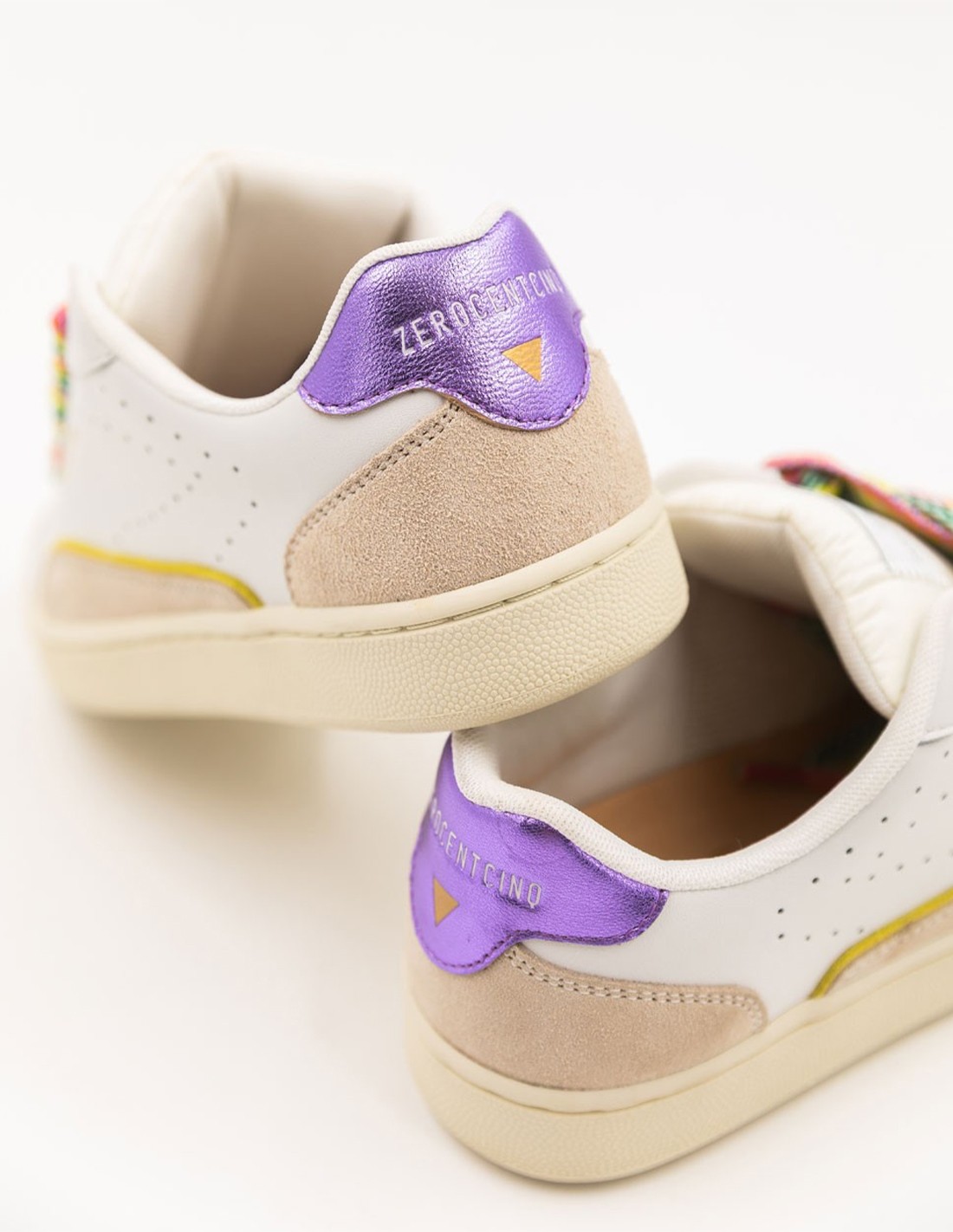 0-105 Baskets de ville Femme Avril Fresh Cuir Blanc