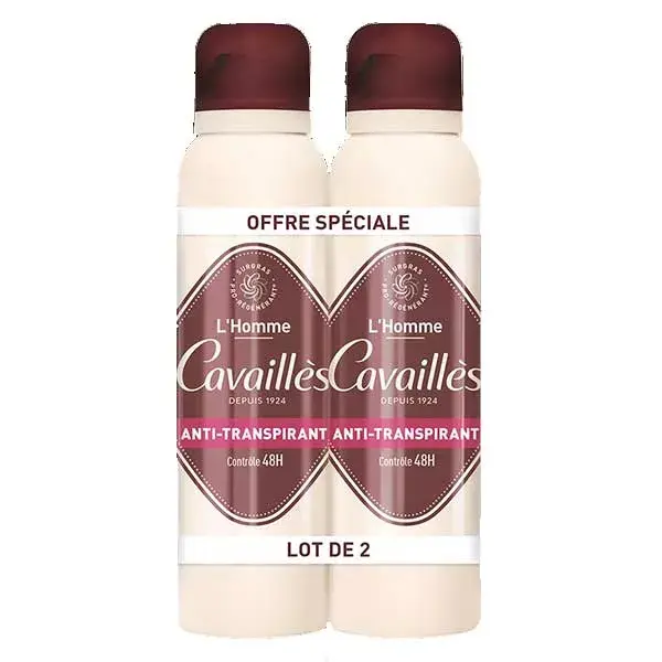 Rogé Cavaillès ABSORB+ 48h Desodorante Spray Masculino 150ml x2