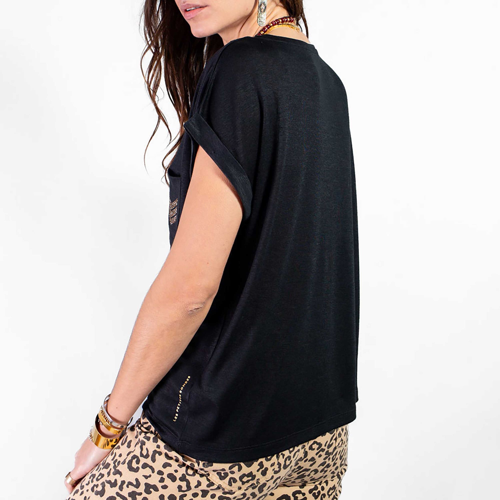 T-shirt Femme noir