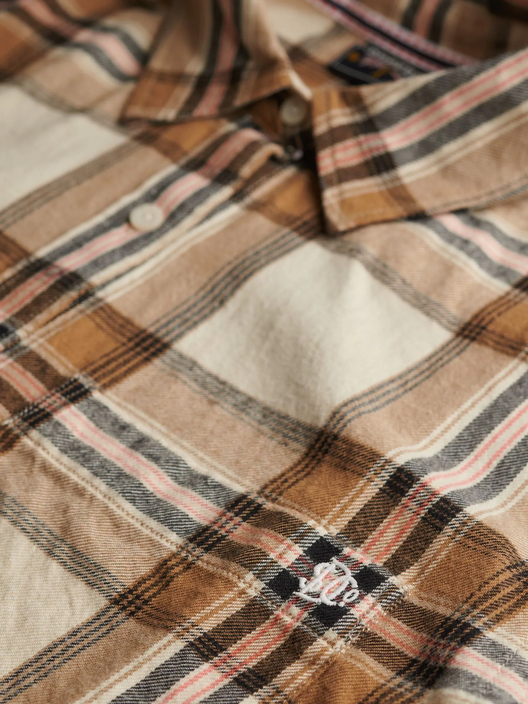 Natuurlijk - Superdry Check Flannel Boyfriend Shirt
