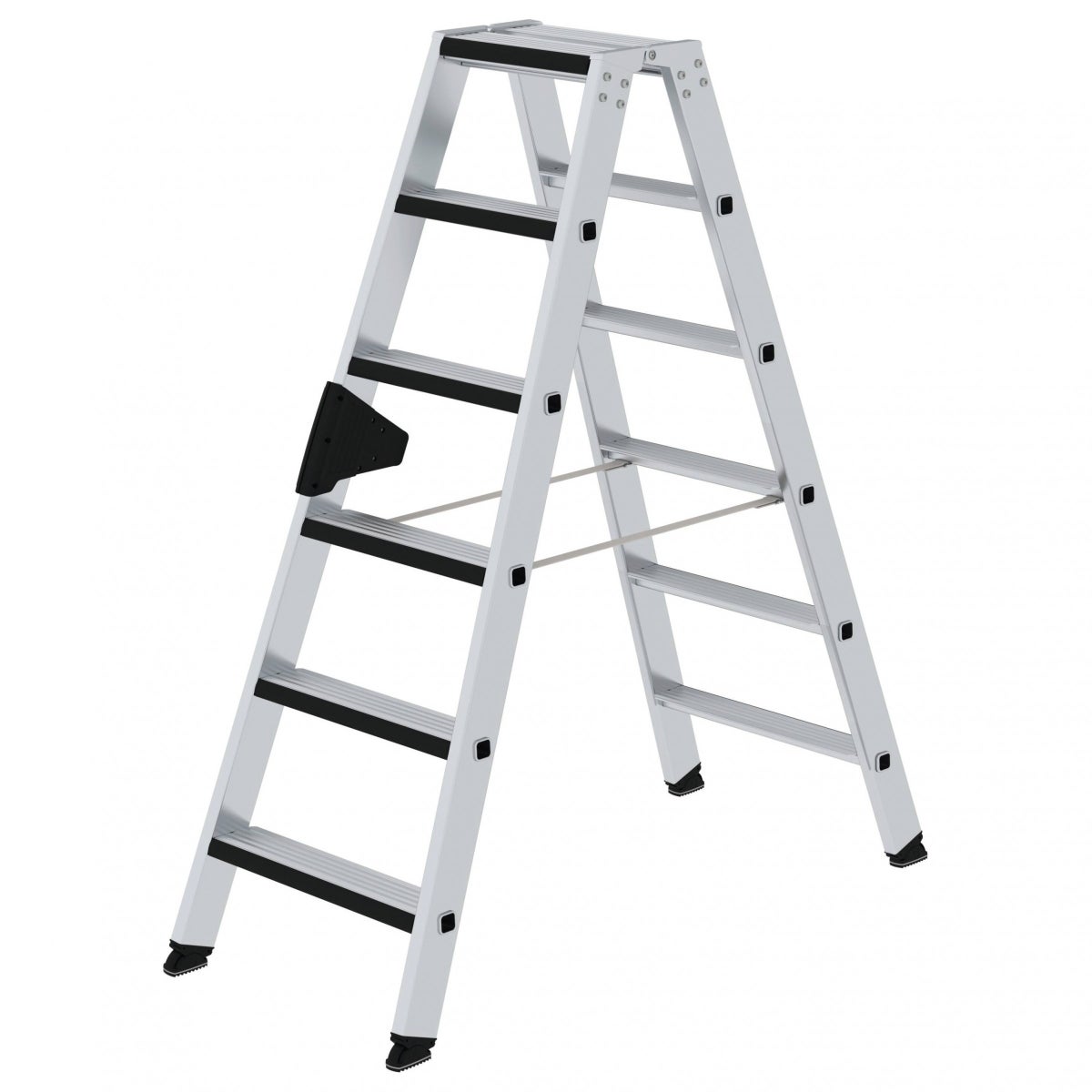 MUNK trapladder, aan beide zijden toegankelijk, met relax-step mechanisme, 2x6 treden