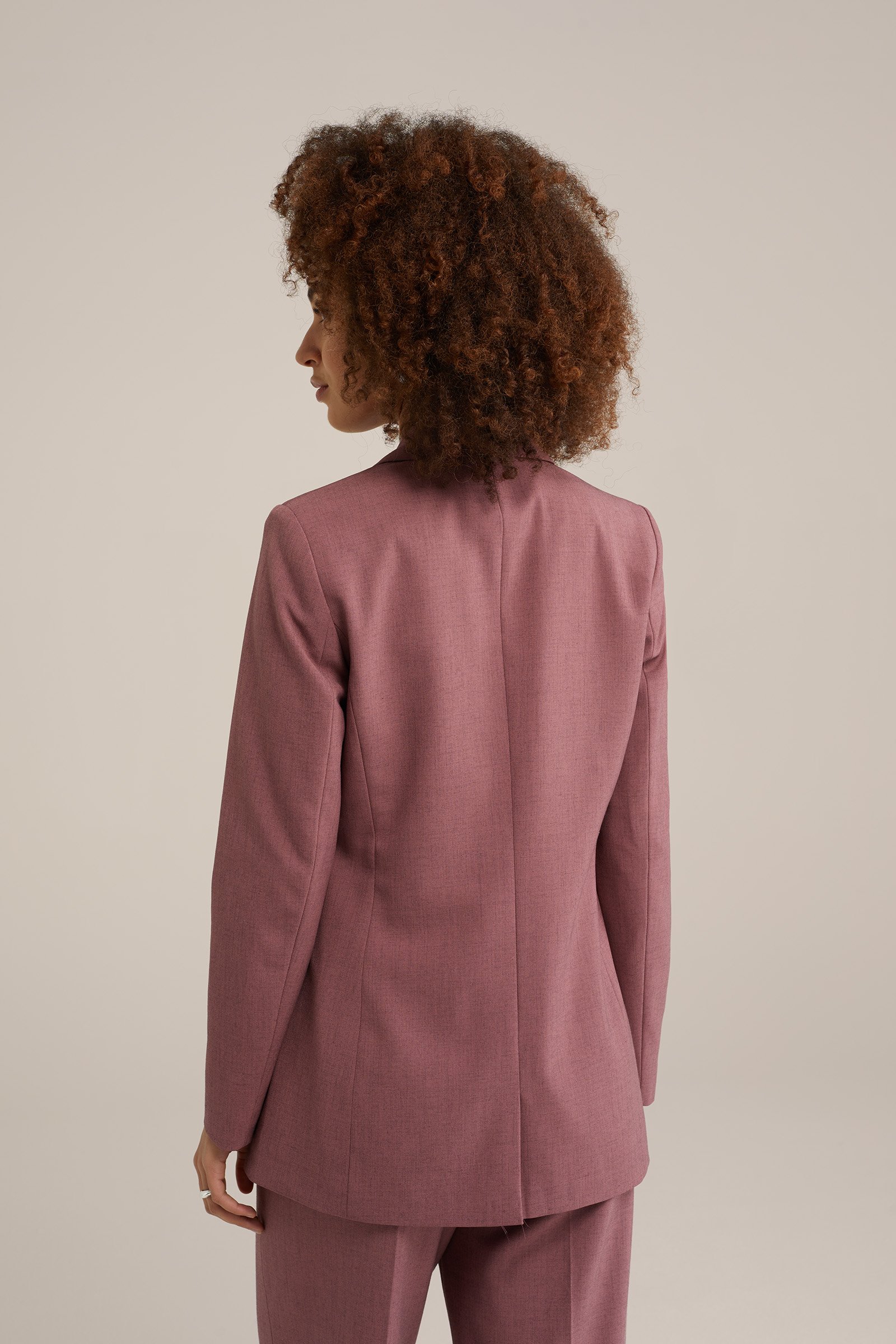 regular fit blazer WE Fashion Donkerrood