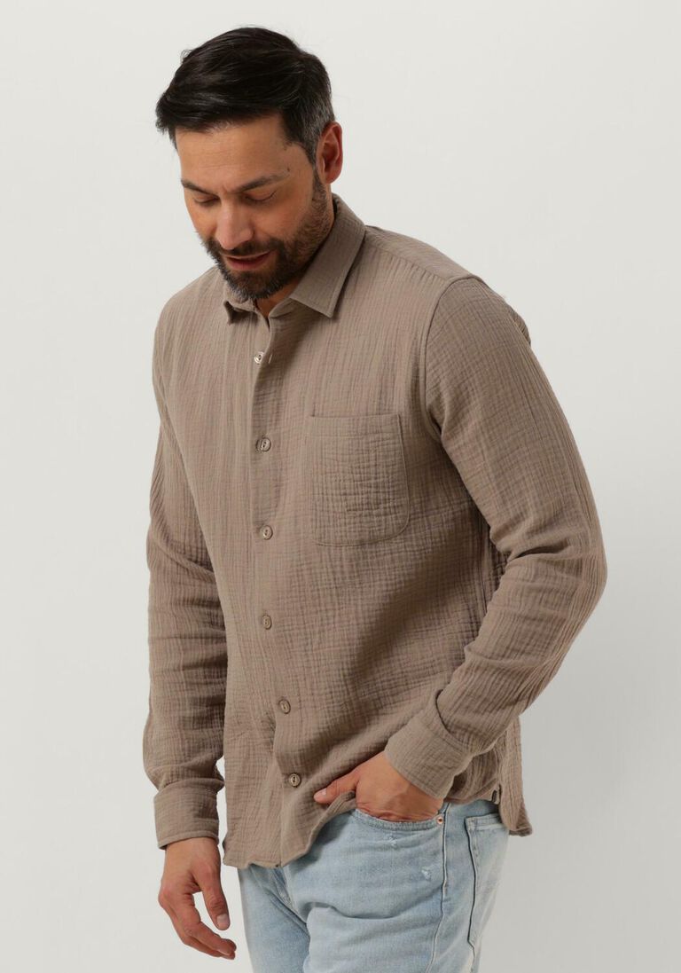 DSTREZZED beige dstrezzed casual overhemd ds_axton shirt
