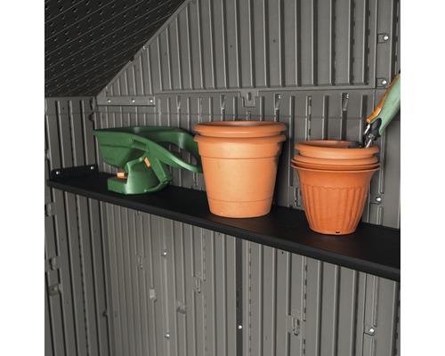 LIFETIME Saturn tuinhuis inclusief vloer, 305 x 244 cm, donkergrijs