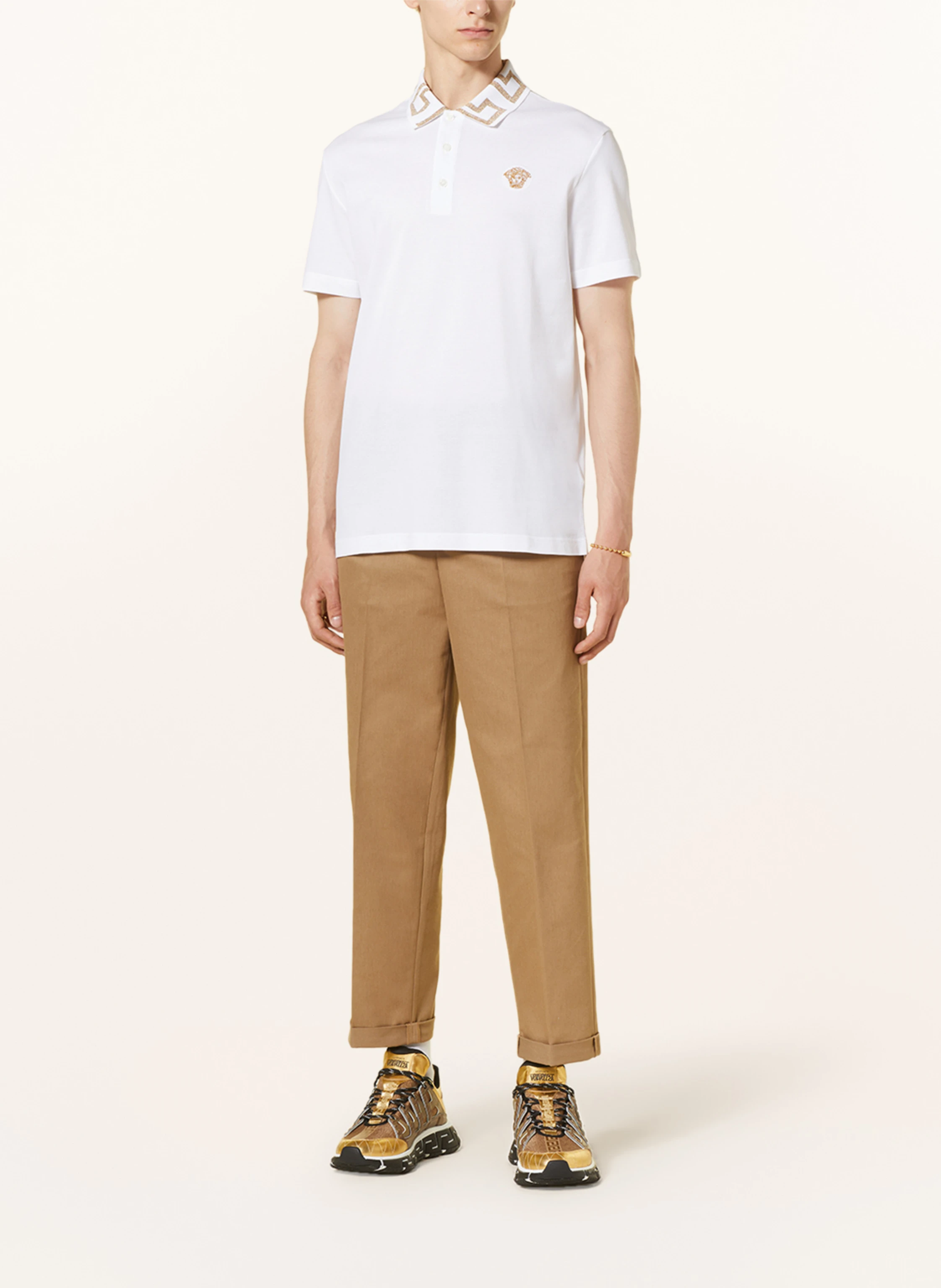 VERSACE Piqué-Poloshirt Taylor Fit
