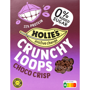Holie's Crunchy Loops Choco Crisp 350 g