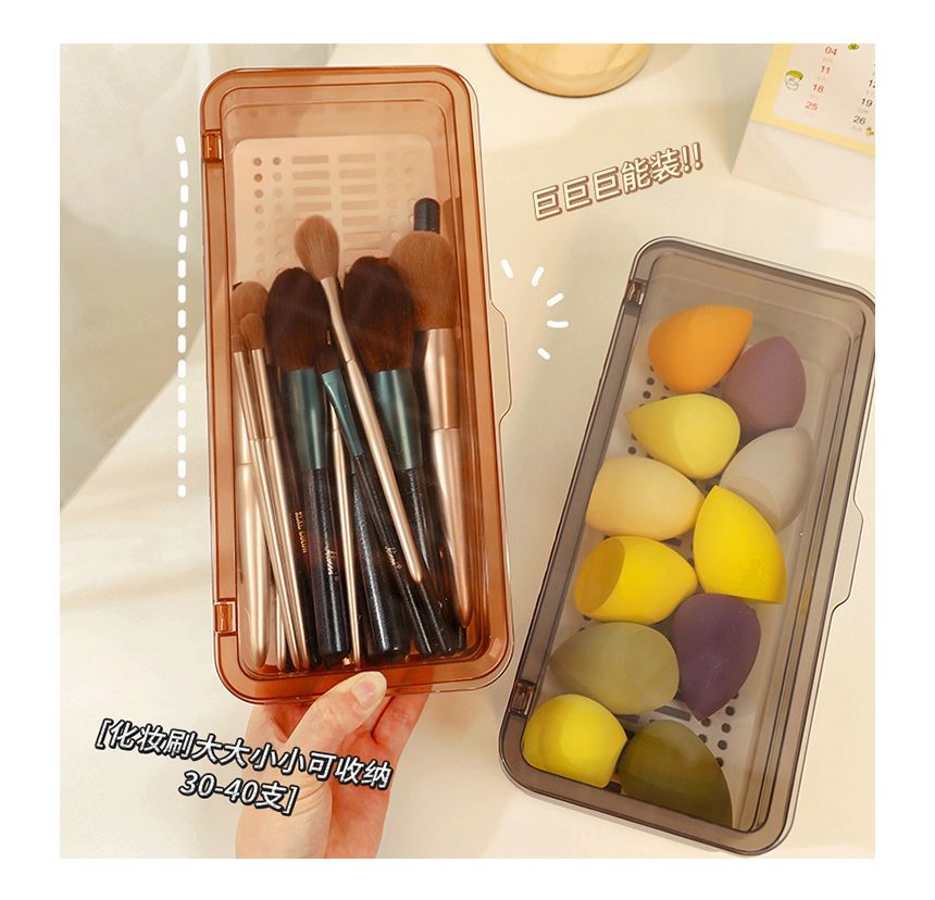 CaDarr - Transparante plastic opbergdoos / set